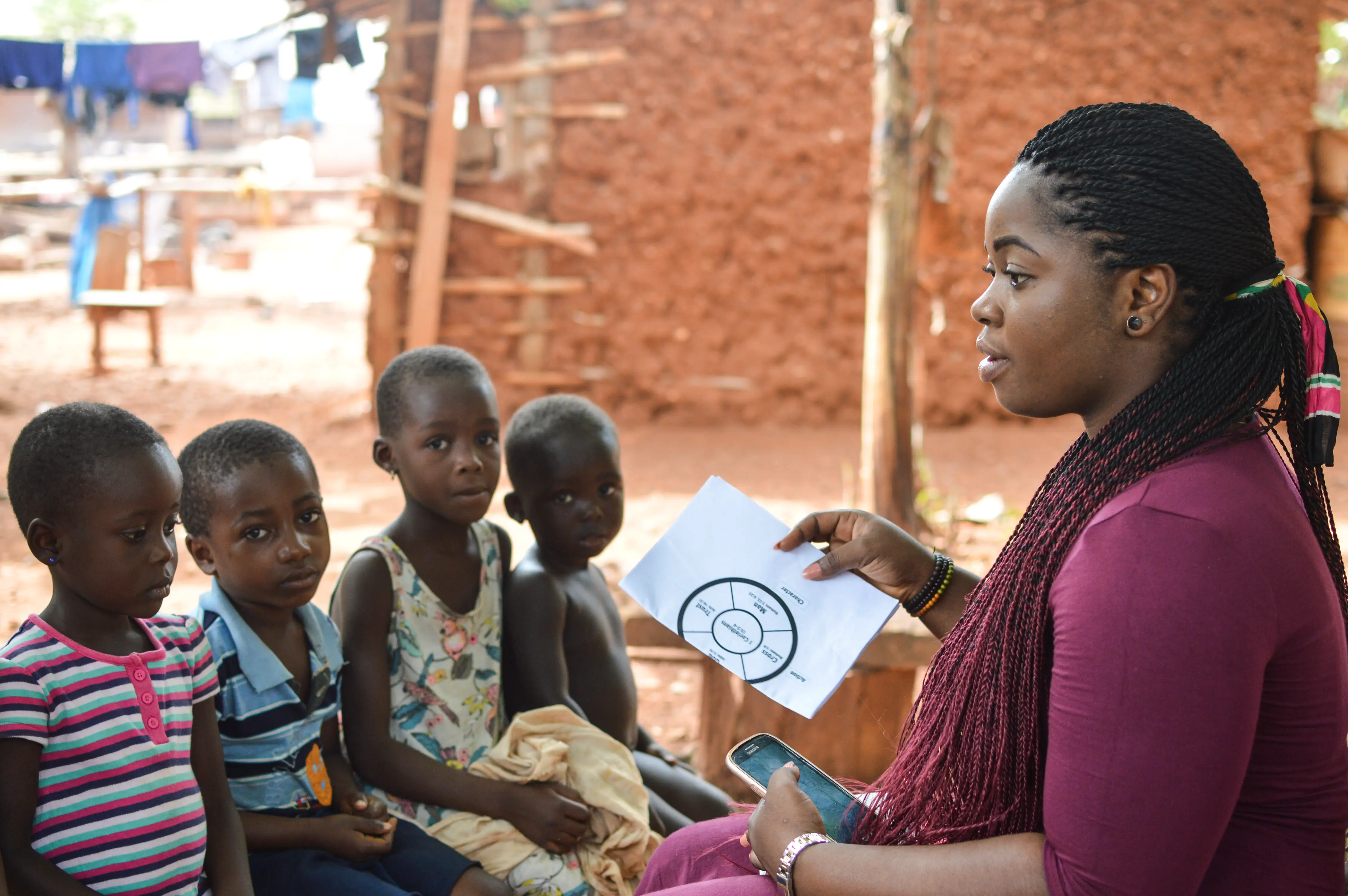 Children in classroom